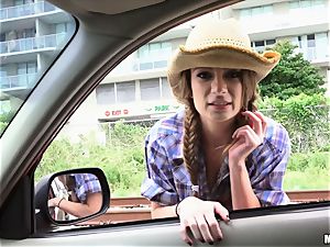 Dillion Carter nailing her nasty ride