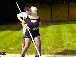 AgedLovE Lacey Starr screwing Poolboy xxx
